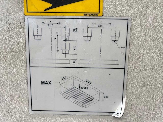 Mazak vtc200b-ii cnc vertical machining centre - afbeelding 2 van  18