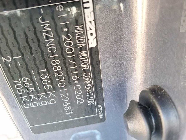 Mazda mx-5 1.8 touring, tb-996-n - afbeelding 7 van  16