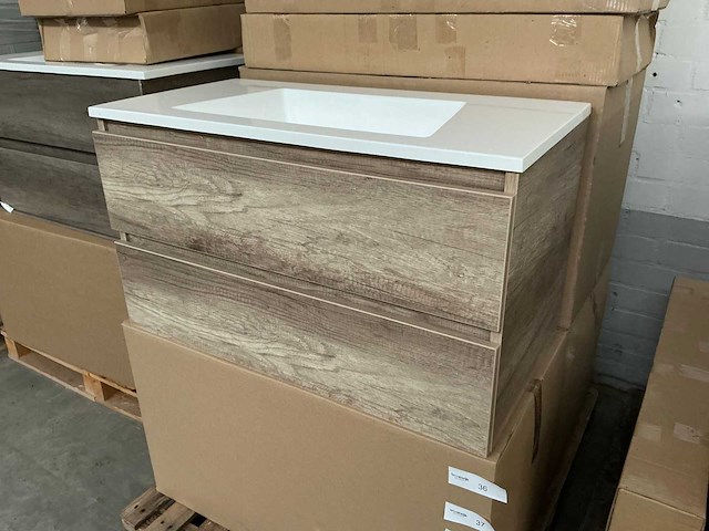 Mb alvaro badmeubel 90cm (2x) - afbeelding 1 van  6