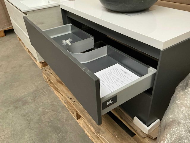 Mb badmeubel met waskom 100cm - afbeelding 3 van  4