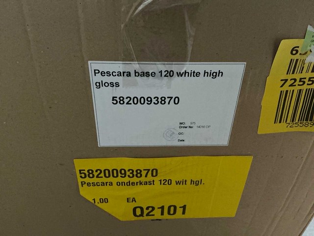 Mb pescara badmeubel 120cm - afbeelding 6 van  7