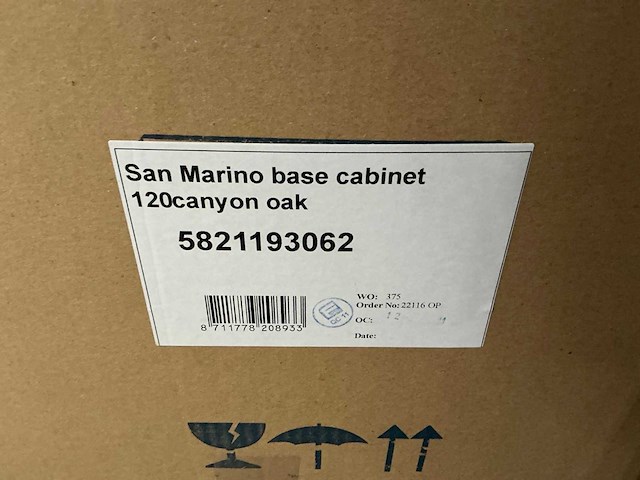 Mb san marino badmeubel 120cm - afbeelding 6 van  6