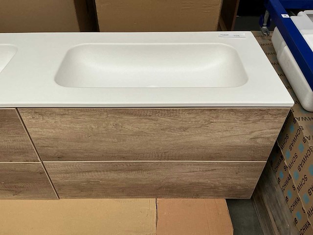 Mb wave badmeubel 160cm - afbeelding 2 van  7