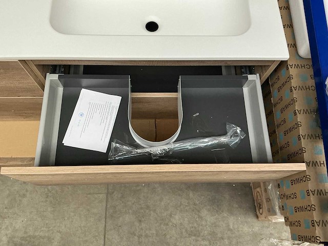 Mb wave badmeubel 160cm - afbeelding 4 van  7