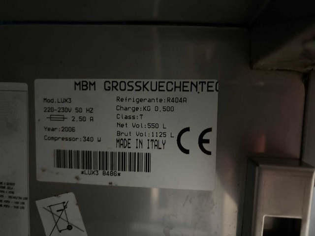 Mbm - lux3 - rvs koelwerkbank - afbeelding 5 van  5