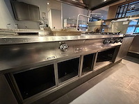 Mbm rvs 4-delig gasfornuis, bakplaat en friteuse opstelling - afbeelding 11 van  14
