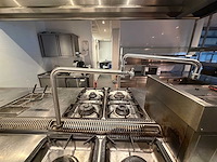 Mbm rvs 4-delig gasfornuis, bakplaat en friteuse opstelling - afbeelding 5 van  14