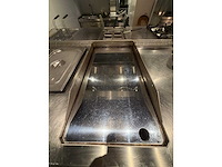 Mbm rvs 4-delig gasfornuis, bakplaat en friteuse opstelling - afbeelding 6 van  14