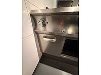 Mbm rvs 4-delig gasfornuis, bakplaat en friteuse opstelling - afbeelding 9 van  14