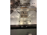 Mbm rvs 4-delig gasfornuis, pastakoker en friteuse opstelling - afbeelding 5 van  14