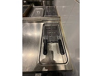 Mbm rvs 4-delig gasfornuis, pastakoker en friteuse opstelling - afbeelding 6 van  14