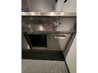 Mbm rvs 4-delig gasfornuis, pastakoker en friteuse opstelling - afbeelding 8 van  14