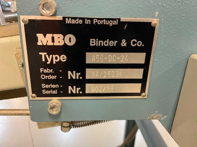 Mbo t530-1-53/4 f en t530-3-x vouwmachine lijn - afbeelding 8 van  23