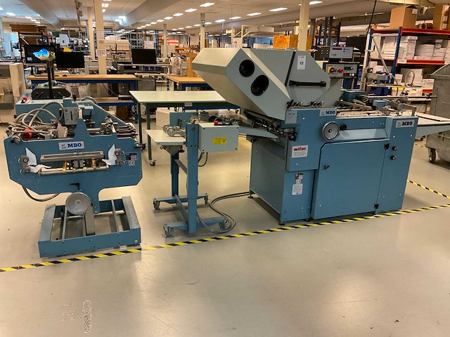 Mbo t530-1-53/4 f en t530-3-x vouwmachine lijn - afbeelding 1 van  23