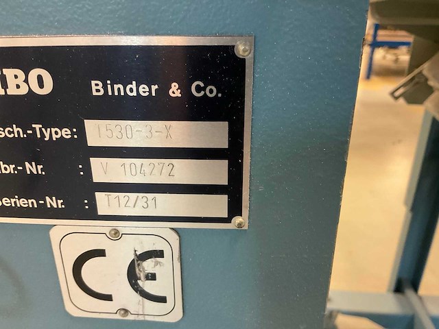 Mbo t530-1-53/4 f en t530-3-x vouwmachine lijn - afbeelding 13 van  23