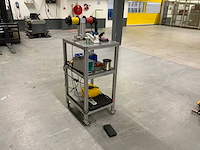 Mbr electronics ultra sonic uss-9210 verrijdbare soldeer station , sauter model fl en diverse toebehoren - afbeelding 1 van  8