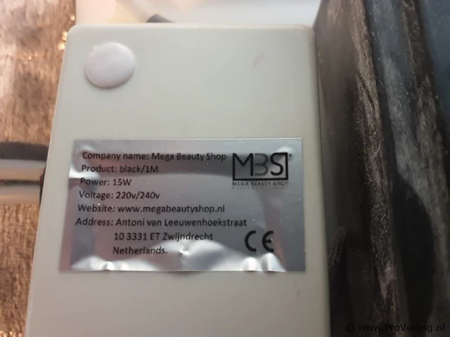 Mbs nagelstofafzuiger black/1m - 2 stuks - afbeelding 4 van  4