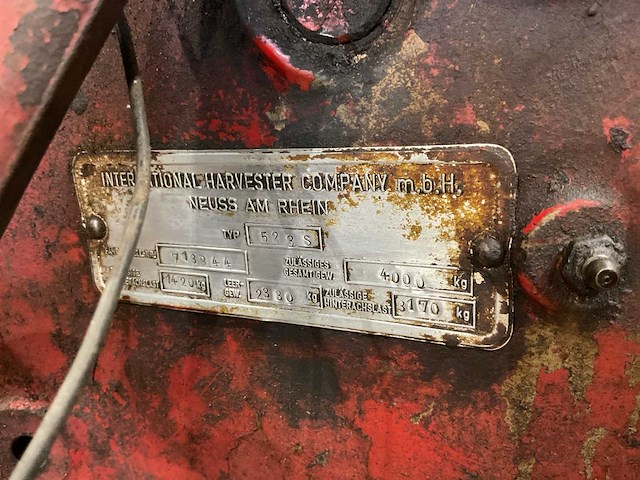 Mc cormick - international 523 diesel - 2-wheel drive tractor - afbeelding 3 van  12