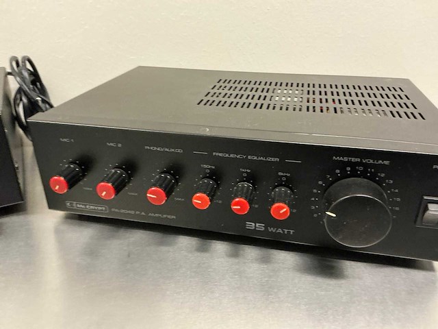 Mc crypt pa-2042 p.a. amplifier versterker (2x) - afbeelding 12 van  21
