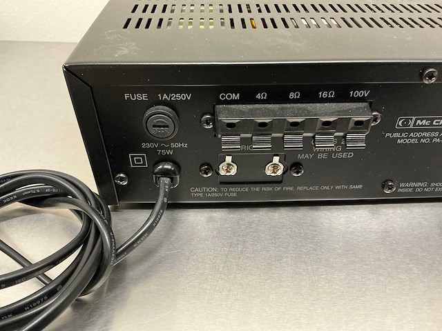 Mc crypt pa-2042 p.a. amplifier versterker (2x) - afbeelding 21 van  21
