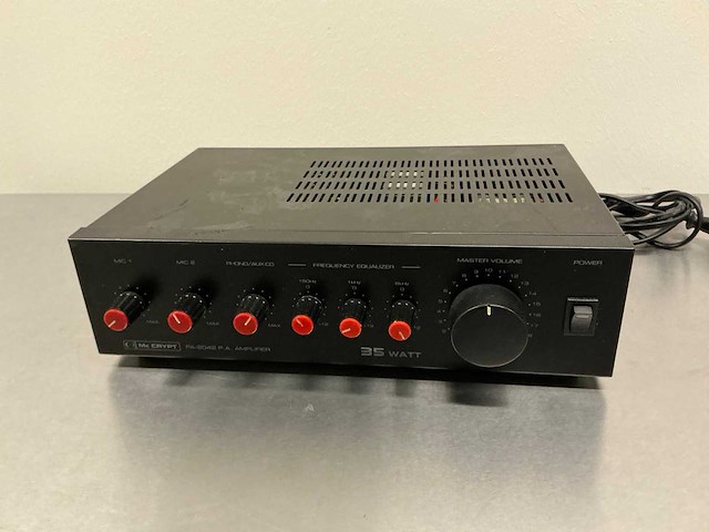 Mc crypt pa-2042 p.a. amplifier versterker - afbeelding 1 van  10