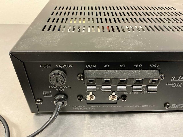 Mc crypt pa-2042 p.a. amplifier versterker - afbeelding 9 van  10