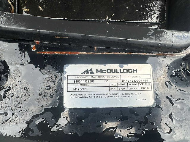 Mc culloch - m125 - zitmaaier - afbeelding 3 van  7