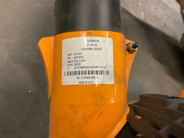 Mc culloch mac gbv 325 bladblazer - afbeelding 3 van  6