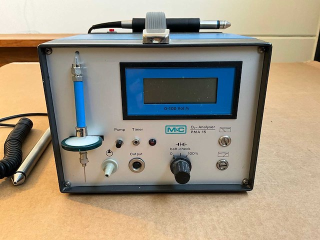 M&c pma15 portable oxygen gas analyser - afbeelding 2 van  5