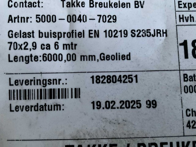 Mcb staal partij buizen - afbeelding 4 van  5