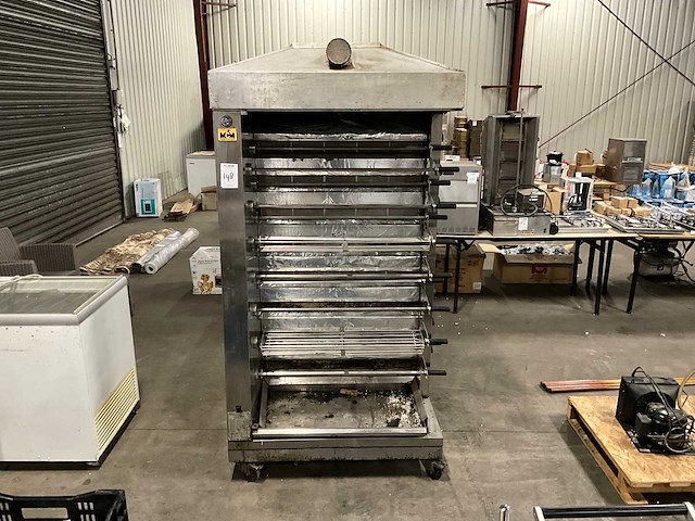 Mcm kippengrill mobiele grilltoren - afbeelding 1 van  8