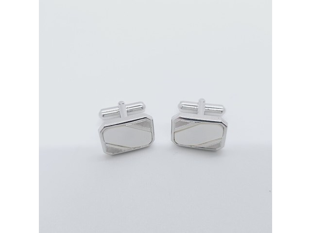 Mcm parelmoer manchetknopen - afbeelding 2 van  5