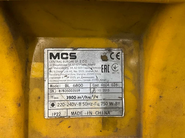 Mcs - bl6800 - overige aannemersmateriaal (2x) - afbeelding 8 van  8
