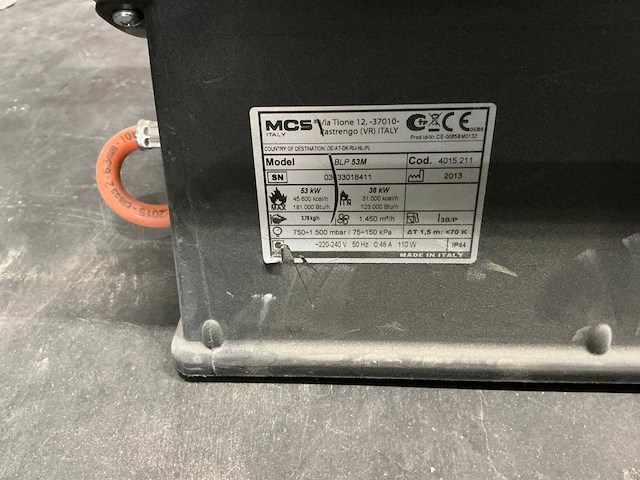 Mcs blp 53m gas heater - afbeelding 2 van  3