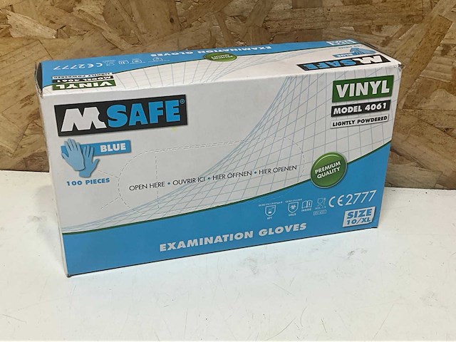 Mcsafe 4061 vinyl onderzoekshandschoen (600x) - afbeelding 1 van  3