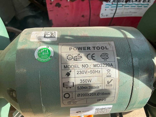 Md3220a dubbelsteens slijpmachine - afbeelding 2 van  4