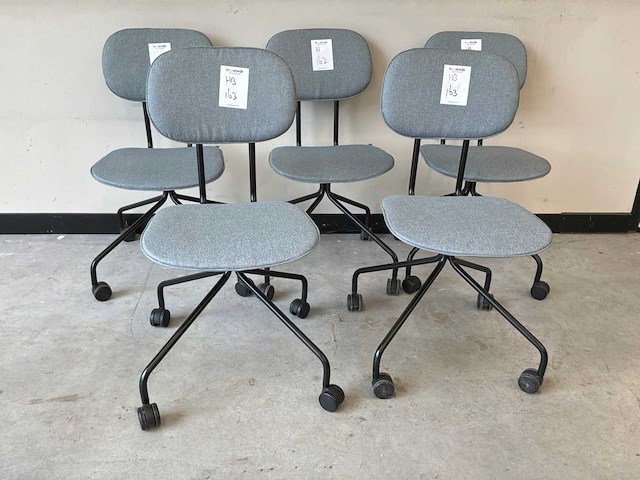 Mdd new school kantoorstoel (5x) - afbeelding 1 van  7