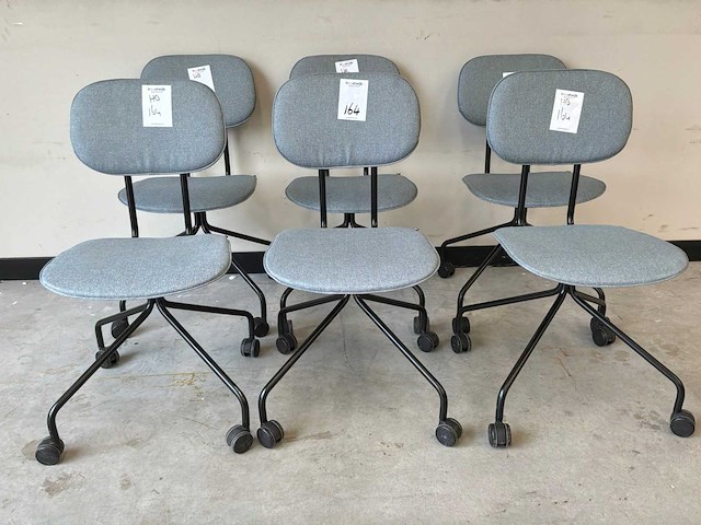 Mdd new school kantoorstoel (6x) - afbeelding 1 van  7
