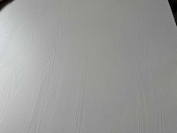 Mdf 1950 x 2070 x 16 mm. eiken wit met nerf (25x) - afbeelding 2 van  2