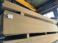 Mdf 2800 x 1310 x 25 mm. marmer wit (14x) - afbeelding 1 van  2