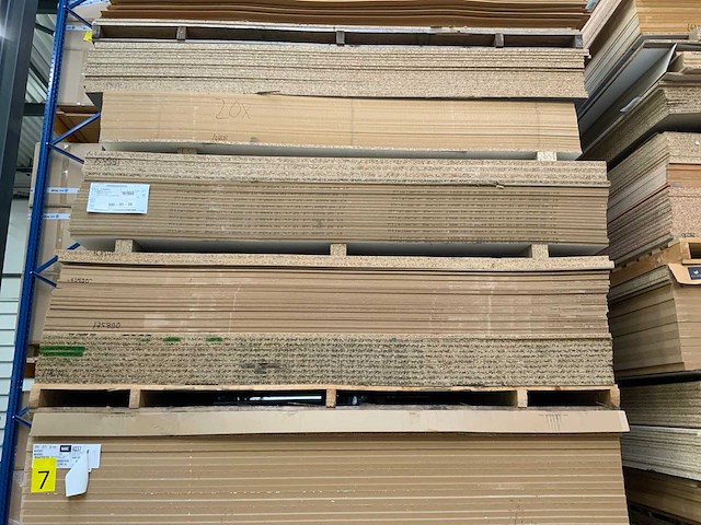 Mdf hdf decoratie spaanplaat ca. 23m3 - afbeelding 9 van  10