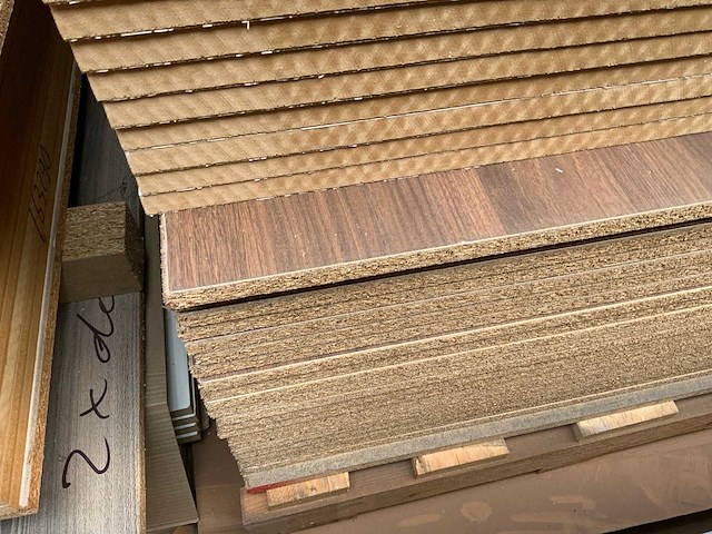 Mdf hdf decoratie spaanplaat ca. 23m3 - afbeelding 6 van  9