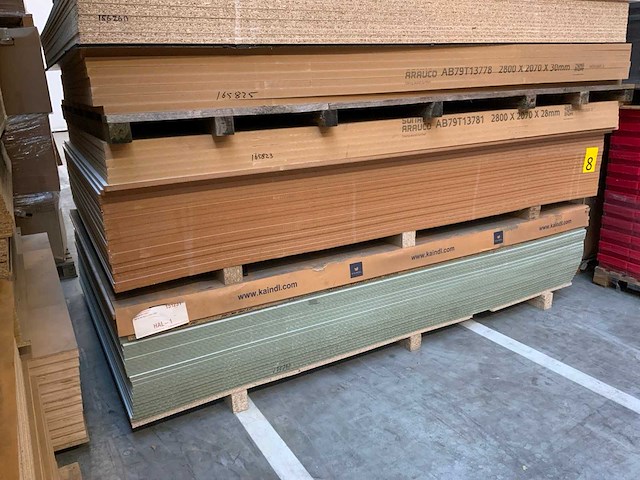 Mdf hdf decoratie spaanplaat ca. 23m3 - afbeelding 7 van  9