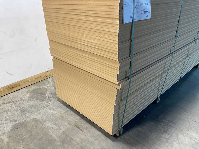 Mdf plaat 2620x1008 mm ongegrond 18 mm (25x) - afbeelding 3 van  6