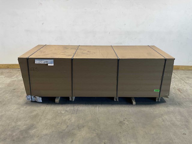 Mdf plaat 2620x1030 mm ongegrond 25 mm (50x) - afbeelding 1 van  2