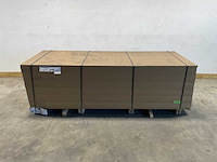 Mdf plaat 2620x1030 mm ongegrond 25 mm (50x) - afbeelding 1 van  2