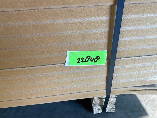 Mdf plaat 2620x1030 mm ongegrond 25 mm (50x) - afbeelding 2 van  2