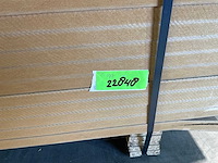 Mdf plaat 2620x1030 mm ongegrond 25 mm (50x) - afbeelding 2 van  2