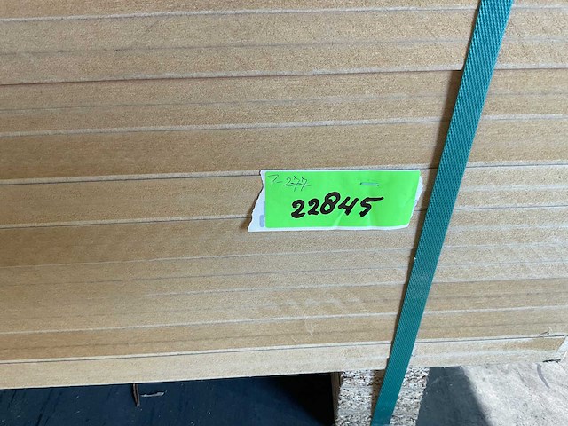 Mdf plaat 2620x1042 mm ongegrond 14 mm (20x) - afbeelding 1 van  1