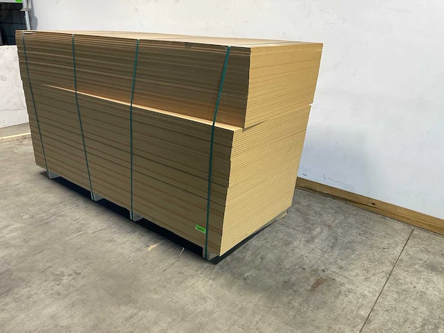 Mdf plaat 2620x1042 mm ongegrond 14 mm (50x) - afbeelding 2 van  6